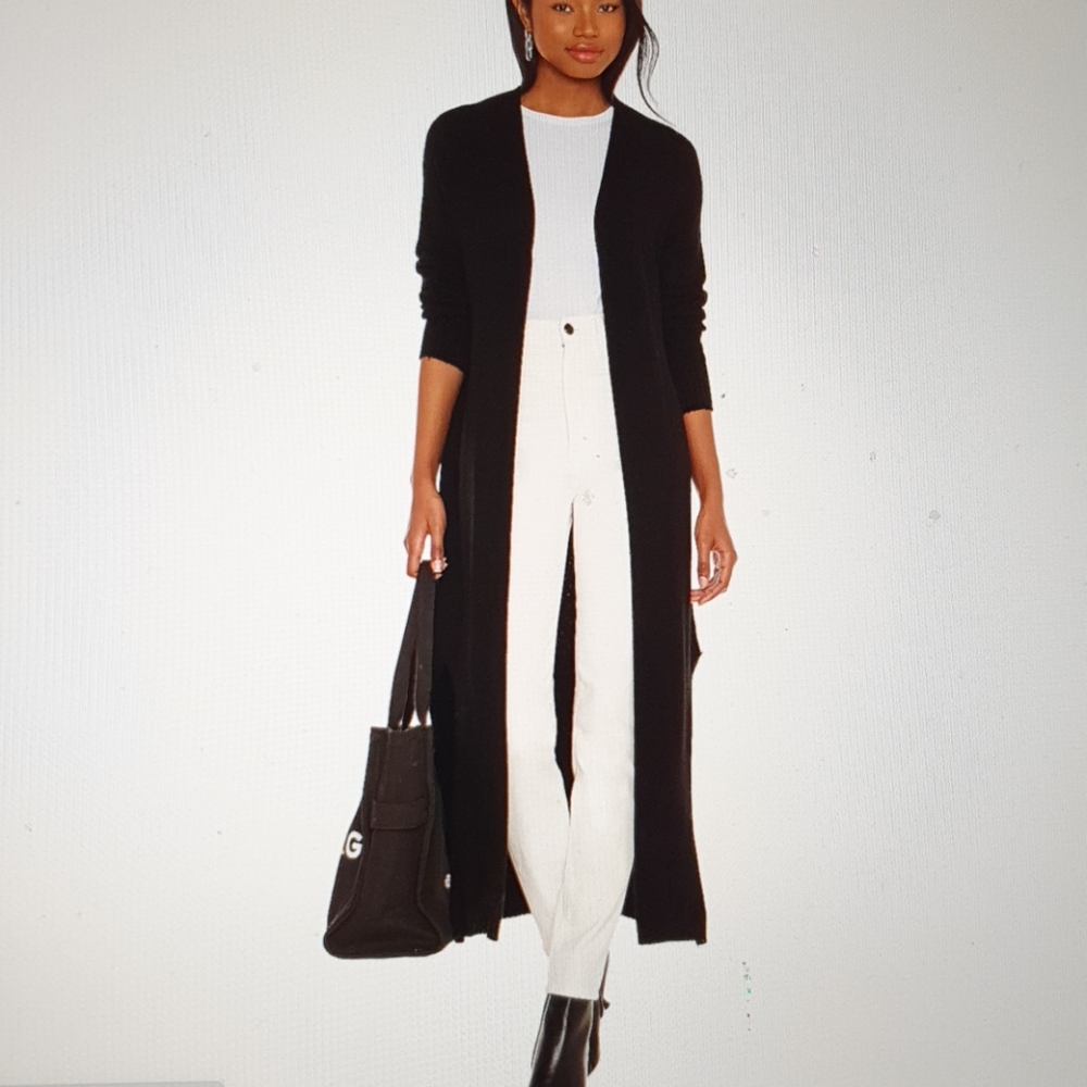 Concept XXV Collection - Maxi Black Duster
